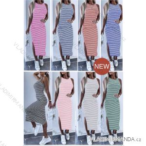 Kurzärmliges Sommer-Freizeitkleid für Damen (S/M/L EINHEITSGRÖSSE) ITALIAN FASHION IMWGB25022