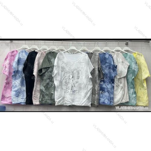 Tunika oversize dlouhý rukáv dámská (S/M ONE SIZE) ITALSKÁ MÓDA IMWGB23966
