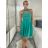 Šaty elegantní společenské na ramínka dámské (S/M ONE SIZE) ITALSKÁ MÓDA IM321608