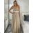 Šaty letní na ramínka dámské (S/M ONE SIZE) ITALSKÁ MÓDA IMPSH223670 Kerosin S/M