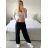 Kalhoty aladinky harémky dlouhé dámské (S/M/L ONE SIZE) ITALSKÁ MÓDA IMD21400
