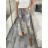 Kleid mit 3/4 Ärmeltasche für Damen (uni sl) ITALIAN Fashion IM3181746 XS Grau