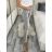 Kleid mit 3/4 Ärmeltasche für Damen (uni sl) ITALIAN Fashion IM3181746 XS Grau