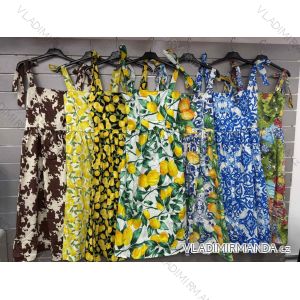 Kurzärmliges Sommer-Freizeitkleid für Damen (S/M/L EINHEITSGRÖSSE) ITALIAN FASHION IMWGB25022