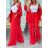 Damen Elegantes Kurzes Langarmkleid (S / M ONE SIZE) ITALIAN FASHION IMWC217235