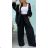 Damen Elegantes Kurzes Langarmkleid (S / M ONE SIZE) ITALIAN FASHION IMWC217235