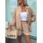Damen Elegantes Kurzes Langarmkleid (S / M ONE SIZE) ITALIAN FASHION IMWC217235