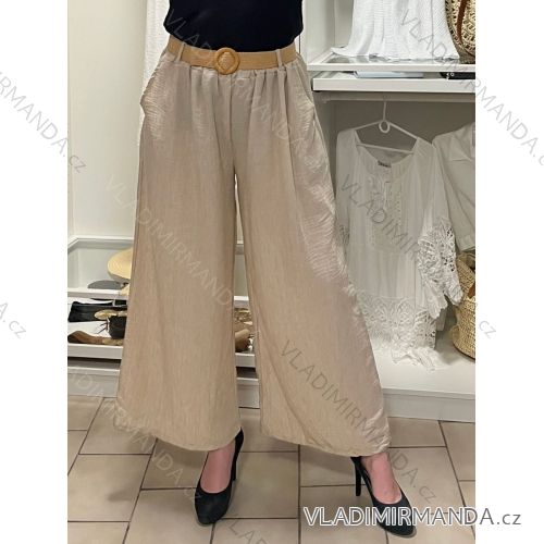 Elegante Hose mit Gürtel für Damen (S/M/L ONE SIZE) ITALIAN FASHION IM425057