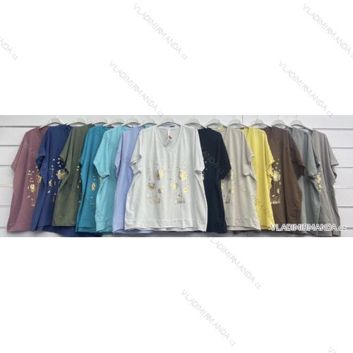 Langärmlige Baumwolltunika für Damen (S/M/L EINHEITSGRÖSSE) ITALIAN FASHION IMWCP25041