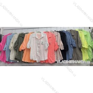 Langarm-Musselin-Hemd für Damen (Einheitsgröße S/M) ITALIAN FASHION IMWGS23248