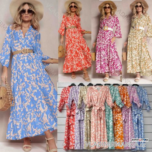 Kurzärmliges Sommer-Freizeitkleid für Damen (S/M/L EINHEITSGRÖSSE) ITALIAN FASHION IMWGB25022