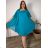Kurzes elegantes Kurzarmkleid für Damen (S/M/L EINHEITSGRÖSSE) ITALIAN FASHION IMPSH2570006