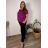Set lange Jogginghosen und langärmliges Sweatshirt für Frauen (UNI S / L) TURKISH FASHION IMK20148