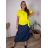 Tunika mit Anhänger Kurzarm Damen Übergröße (54/56/58 Einheitsgröße) ITALIAN FASHION IM425031