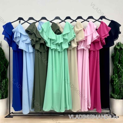 Langarm-Hemdkleid für Damen (S/M EINHEITSGRÖSSE) ITALIAN FASHION IMWD232607