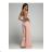 Sommerkleid Carmen aus Musselin für Damen (Einheitsgröße S/M) ITALIAN FASHION IMWE231506 Rose alte Rose XS/S/M