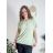 Tunika mit Anhänger Kurzarm Damen Übergröße (3XL/4XL ONE SIZE) ITALIAN FASHION IMC23020 schwarz 