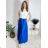 Langer Satinrock für Damen (Einheitsgröße S/M/L) ITALIAN FASHION IM323026
