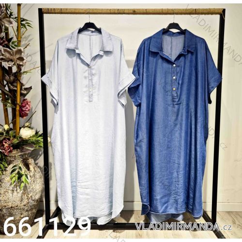 Langarm-Hemdkleid für Damen (S/M EINHEITSGRÖSSE) ITALIAN FASHION IMWD232607