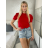 Langes Kleid für Frauen (UNI s-m) ITALIAN FASHION IMM20FL5620 -   rot -   S / M