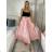 Langer Satinrock für Damen (Einheitsgröße S/M/L) ITALIAN FASHION IM323026