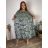 Übergroßer gestrickter Langarmpullover für Damen (S/M EINHEITSGRÖSSE) ITALIAN FASHION IMSN2416125