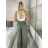 Lange Sommerhose in Übergröße für Damen (S/M/L Einheitsgröße) ITALIAN FASHION IM425271 -   hellblau -   S / M / L