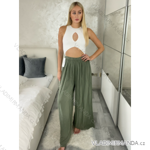 Elegante Hose mit Gürtel für Damen (S/M/L ONE SIZE) ITALIAN FASHION IM425057