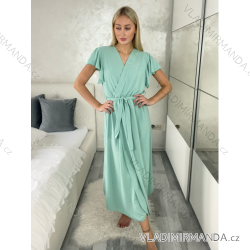 Damen 3/4 Langarm-Hemdkleid (XS/S/M Einheitsgröße) ITALIAN FASHION IMD25030
