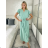Damen 3/4 Langarm-Hemdkleid (XS/S/M Einheitsgröße) ITALIAN FASHION IMD25030