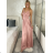 Tílko letní icecool dámské (S/M ONE SIZE) ITALSKÁ MÓDA IMM21634 S / M / L růžová světlá