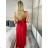 Elegantes trägerloses Partykleid für Damen (Einheitsgröße S/M/L) ITALIAN FASHION IMC24592 S / M / L rot