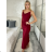 Elegantes trägerloses Partykleid für Damen (Einheitsgröße S/M/L) ITALIAN FASHION IMC24592 S / M / L Wein