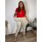 Elegante Hose mit Gürtel für Damen (S/M/L ONE SIZE) ITALIAN FASHION IM425057