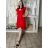Kurzärmliges Sommer-Freizeitkleid für Damen (S/M/L EINHEITSGRÖSSE) ITALIAN FASHION IMWGB25022