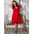 Kurzärmliges Sommer-Freizeitkleid für Damen (S/M/L EINHEITSGRÖSSE) ITALIAN FASHION IMWGB25022