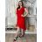 Kurzärmliges Sommer-Freizeitkleid für Damen (S/M/L EINHEITSGRÖSSE) ITALIAN FASHION IMWGB25022