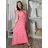 Elegante Hose mit Gürtel für Damen (S/M/L ONE SIZE) ITALIAN FASHION IM425057 S / M / L pink