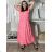 Elegante Hose mit Gürtel für Damen (S/M/L ONE SIZE) ITALIAN FASHION IM425057 S / M / L pink