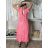Elegante Hose mit Gürtel für Damen (S/M/L ONE SIZE) ITALIAN FASHION IM425057 S / M / L pink