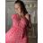Elegante Hose mit Gürtel für Damen (S/M/L ONE SIZE) ITALIAN FASHION IM425057 S / M / L pink
