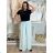 Lange Sommerhose in Übergröße für Damen (S/M/L Einheitsgröße) ITALIAN FASHION IM425271 -   hellblau -   S / M / L