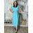 Damen 3/4 Langarm-Hemdkleid (XS/S/M Einheitsgröße) ITALIAN FASHION IMD25030