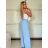 Kurzärmliges Sommer-Freizeitkleid für Damen (S/M/L EINHEITSGRÖSSE) ITALIAN FASHION IMWGB25022 -   hellblau -   S / M