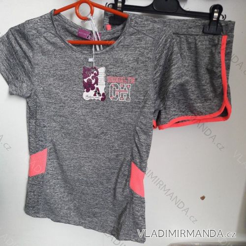 Set Sommer-T-Shirt und Shorts für Mädchen (134-164) ACTIVE SPORTS HZ-8108
