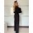 Elegantes Set aus kurzer Langarmjacke und Damenhose ALICE (S/M ONE SIZE) ITALIAN FASHION IMWHP25525