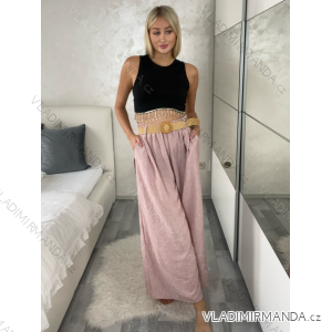 Elegante Hose mit Gürtel für Damen (S/M/L ONE SIZE) ITALIAN FASHION IM425057