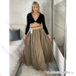 Elegante Hose mit Gürtel für Damen (S/M/L ONE SIZE) ITALIAN FASHION IM425057