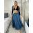 Elegante Hose mit Gürtel für Damen (S/M/L ONE SIZE) ITALIAN FASHION IM425057