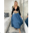 Elegante Hose mit Gürtel für Damen (S/M/L ONE SIZE) ITALIAN FASHION IM425057 S / M / L braun